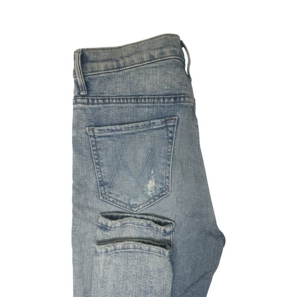 Mother The Super Swooner High Rise Jeans 28 Out With The Old In With The New - Picture 7 of 16